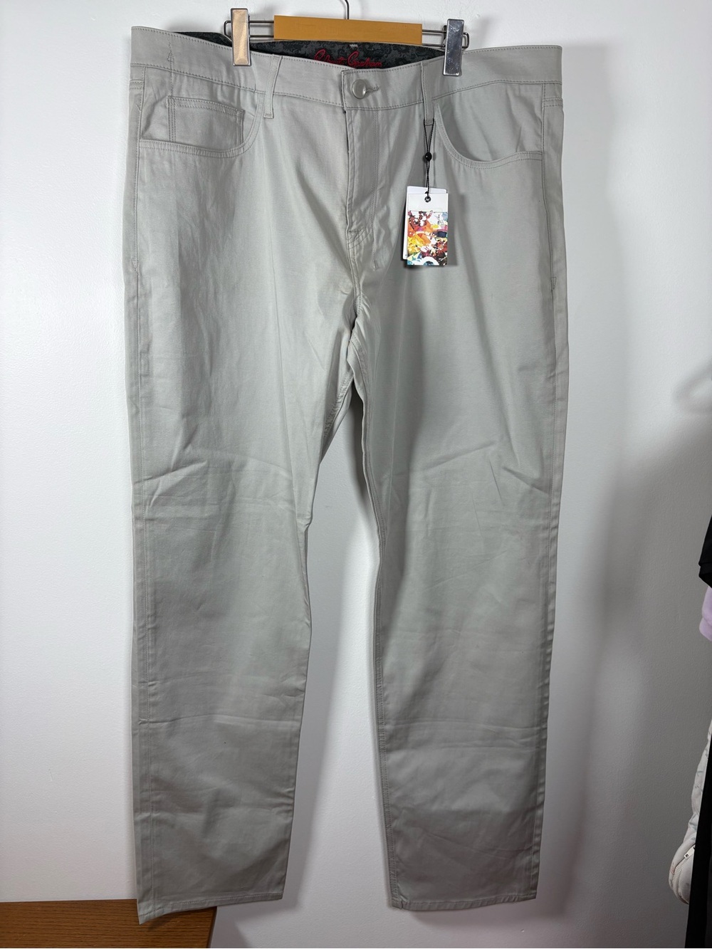 Robert Graham Light Gray Chinos